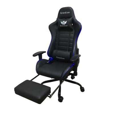 China Synthetic Leather RGB Gaming Chair with Massage Function RGB Lights and High Comfort for sale