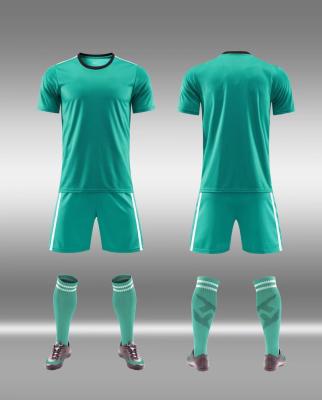 China Breathable Custom Design Latest Soccer Shirts Training Competition Suits Design Cheap Breathable Pattern LOGO Soccer Suits for sale