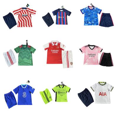 China Coolmax Customizable LOGO Primary School Training Clothing Sports Suit Kids Soccer Wear Kids Sports Wear for sale