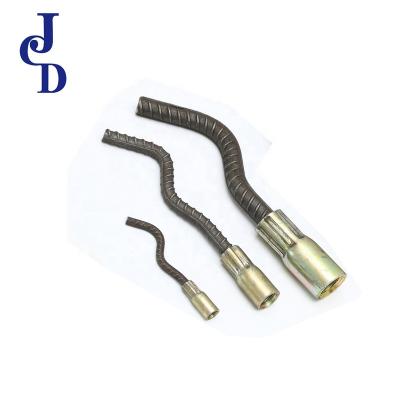 China Iron Building Parts Short Wavy Tail Threaded Anchor For Precast Concrete for sale