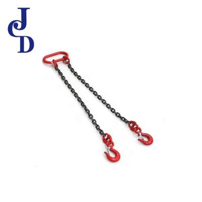 China Drag Chain Hardware Hot Selling Rigging Four Legs Alloy Steel Chain Sling For Lifting for sale