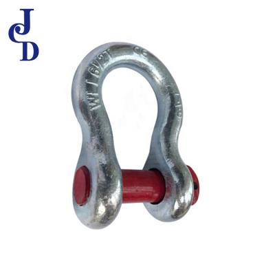 China Best Selling Heavy Industry Quality Bow Shackle Safety Bow Shape With Nut for sale