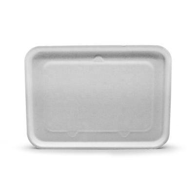 China Biodegradable Compostable Within 90 Days Factory Direct Biodegrad Box Tableware White Cake Box Sugar Cane Bagasse Eco Friendly Box for sale