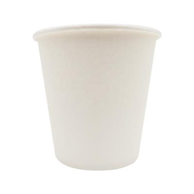 China China Disposable Eco Friendly Biodegradable Manufacturers Single Wall Disposable Biodegradable Paper Coffee Cups White Tea Cup White Paper Cups for sale