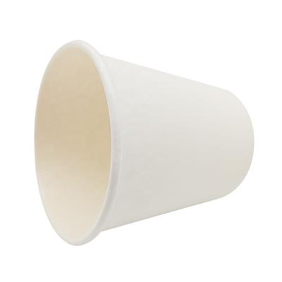 China Wholesale High Quality Eco-Friendly Disposable Biodegradable Paper Cups For Soda Smooties Slushies Coffee Drink Hd White Paper Cup PLA Coated Paper Cup for sale