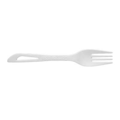 China Modernism Individually Bundled Knife Forks Spoons Cutlery Personalized Cutlery Set CPLA Plastic Cutlery Bundles for sale