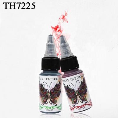 China Wholesale Easy Coloring Body Art Ink Pigment Temporary Lasting 7-15 Days Six Color Tattoo Ink For Beauty for sale