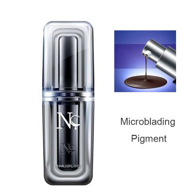 China Hot Selling Microblading Permanent Makeup Pigment Permanent PMU Eyebrow Liquid Tattoo Ink Fast Coloring Microblading Pigment for sale