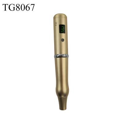 China Cheap Single Permanent Light Weight Pen Battery Digital Aluminum Lip Tattoo Gold Price Tattoo Machine For Lady for sale