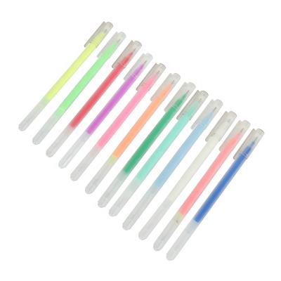 China Easy to removal & 12 Colors New Safe Wholesale Pink Red White UGP Eyebrow Marker Pen Skin Marker Pen For Microblading for sale