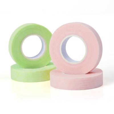 China pain free & Micropore New Arrival 9m PE Tape Eyelash Extension Tape Disposable Green Pink Lash Extension Accessories Tools for sale