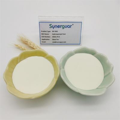 China Superior Hydroxypropyl Guar Gum With Top Quality Has High Degree Of Substitution And High Transparency For Slime Toy for sale