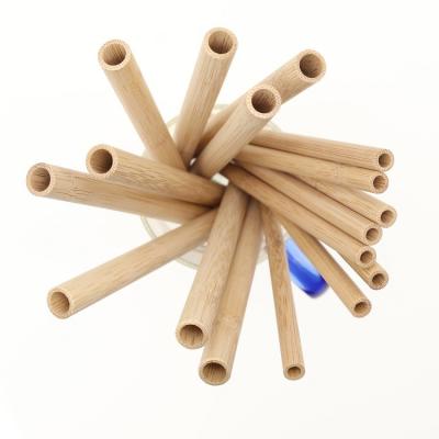 China 2021 disposable new designed natural bamboo straw for home, hotel, travel, gift for sale