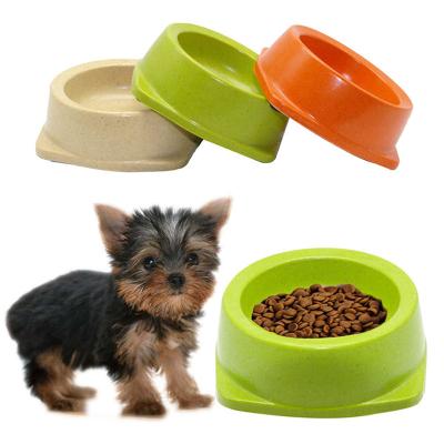 China Sustainable Durable Drinking Eco-Friendly Sublimation Bamboo Dog Bowl Multicolor Pet Feeder Pet Bowl for sale