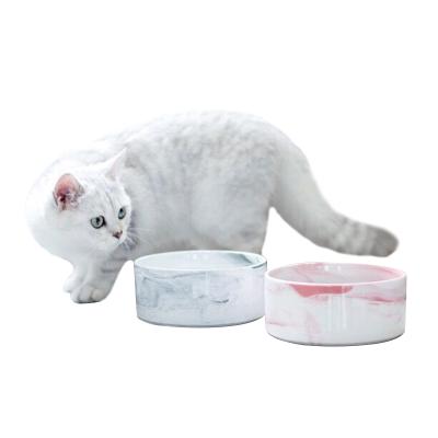 China Non-automatic Glamorous Stylish Bowl and Large Stand Pet Bowl Portable Pet Raised Round Pet Feeding Bowl for sale