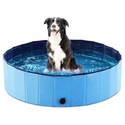 China Sustainable Cat Dog Indoor Outdoor Waterproof SPA Portable Foldable Pet Bathing Tub Dog Pool for sale