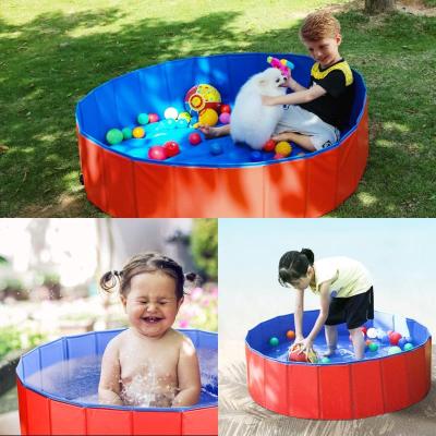 China S Sustainable Pet Pool Hard Plastic Dog Bathing Tub PVC Collapsible Pet Tub No Need Pump for sale