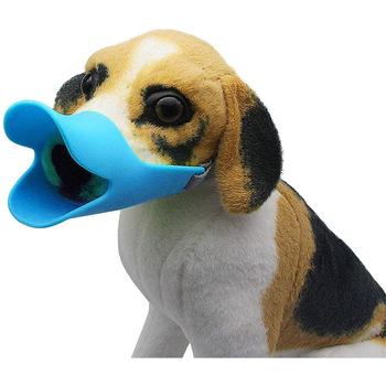 China Viable 8 Colors 3 Sizes Dog Mouth Breathing Platypus Muzzle For Dogs for sale