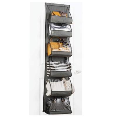 China Viable Hot Sale Hanging Cabinet Organizer For Hanging Cabinet Supplier Clear Purse Bag With Clear Windows for sale