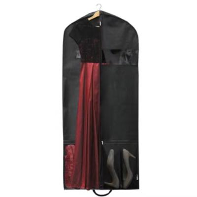 China New Housewear Garment Bag Supplier Reusable Heavy Duty Garment Bag with Clear Window and ID Pocket for sale