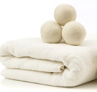 China Washing machine wool felt ball eco laundry balls eco fiber water roller dryer cleaning ball for sale