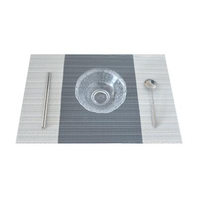 China Viable Wholesale Cheap Price Pure Colors PVC Place Mats Plastic Kitchen Dining Place Mat For Table for sale