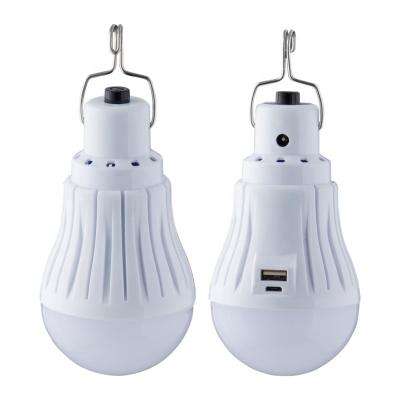 China Residential Mobile Rechargeable Emergency Lighting E27/B22 5W Bulb Manufacturer With Hook for sale