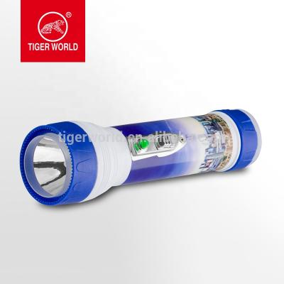 China Portable Dry Battery Torch Emergency Lighting ABS Plastic Body Led Torch Dry Battery Light Flashlight For Sale for sale