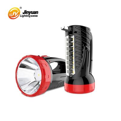 China Garden High Power Portable Handheld Floodlight Rechargeable Led Spotlight With Side Light for sale