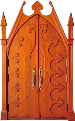 China steel wood security armored door for sale