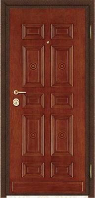 China Italy steel wood security armored door for sale