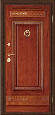 China Italy steel wood security armored door for sale