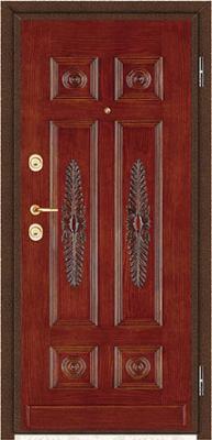 China Italy steel wood security armored door for sale