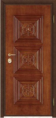 China Italy steel wood security armored door for sale