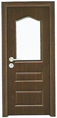 China AB-GM6005 PVC-MDF glass door for sale