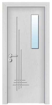 China AB-GM6015 PVC-MDF glass door for sale