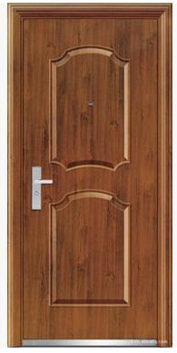 China ABNM-GMF02 fireproof steel wood armored door for sale