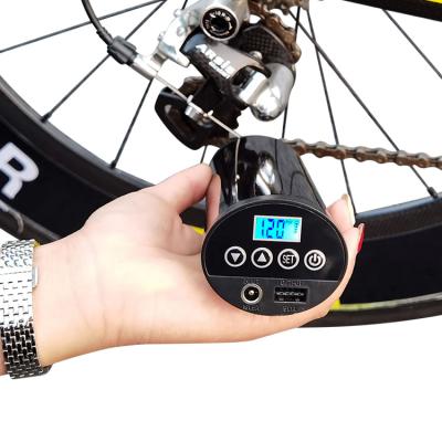 China Durable YI JING Wireless Portable Air Pump 12V Car Tire Air Compressor Pump Automatic Inflator for Bike Motorcycle Ball for sale