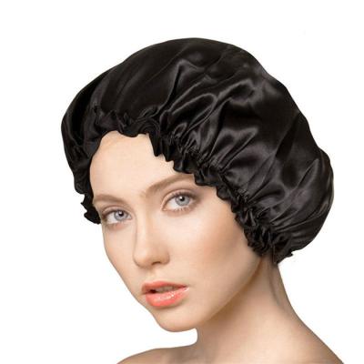 China Lady Hair Care Pure Silk Sleep Hat Character 100% Sleep Hat Bonnet for sale