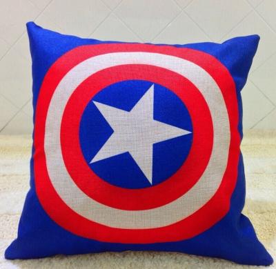 China Superman 45*45cm Digital Printed Pillow Eco-friendly Cushion For Kids Car Decorative Pillow Cushion for sale