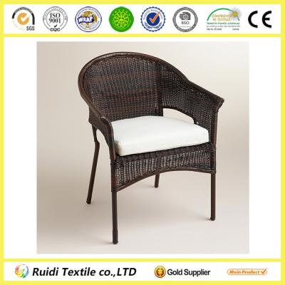 China Soft Antique White Wicker Chair Cushion Gusset All Weather Outdoor Cushions for sale