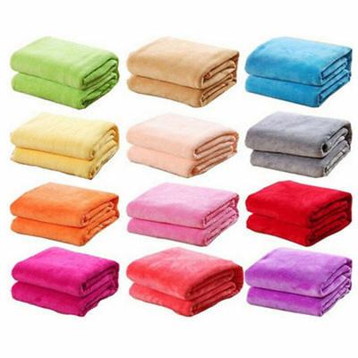 China China Factory Sale Anti-pilling Soft Microfiber Plush Flannel Fleece Throw Blanket for sale