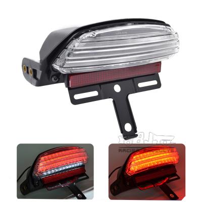 China Small quantity is also acceptable BJ-LPL-069 for Harley Dyna Fat Bob Motorcycle LED Tri Bar Fender Tail Brake Light for sale