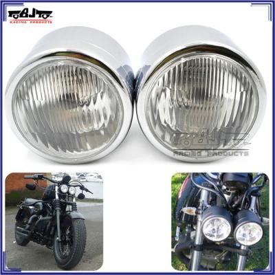 China Custom Dirt Bike Dominator Light Motorcycle Halogen Cafe Racer Headlight Lamp OD4-1/4