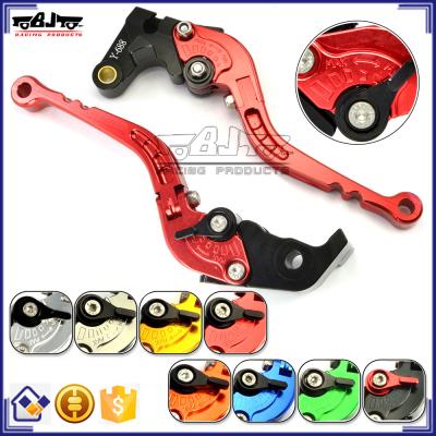 China BJ-LS-009 CNC Adjustable Adjustable Folding Aluminum Motorcycle Clutch Brake Lever For Kawasaki ER6N F Ninja 650R ER6F for sale