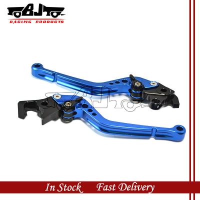 China Long Rod BJ-LS-003 Alloy 6061 Motorcycle Clutch Hand Aluminum Brake Lever For Kawasaki 750 Levers for sale