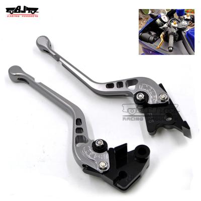 China BJ-LS-014 Long Anodized CNC Aluminum 3D Lever for Suzuki Clutch Lever for Kawasaki Adjustable Brake Lever for Yamaha for sale