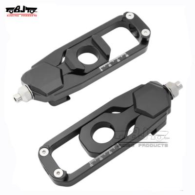 China Billet 6061-T6 Parts BJ-CA-YA004 Motorcross CNC Chain Adjuster Aluminum Chain Axle Tensioner For Yamaha MT09 FZ09 for sale