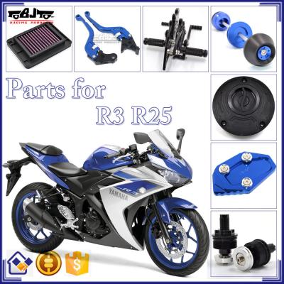 China Wholesale China Customized Aluminum Motorbike Accessories Motorcycle Parts For Yamaha R3 R25 for sale