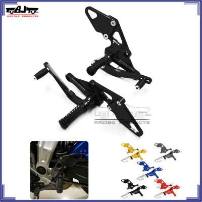 China BJ-ARS-MT07B Rearset CNC Aluminum Aluminum Foot Rest FZ07 Adjustable For Yamaha MT07 2013-2016 for sale